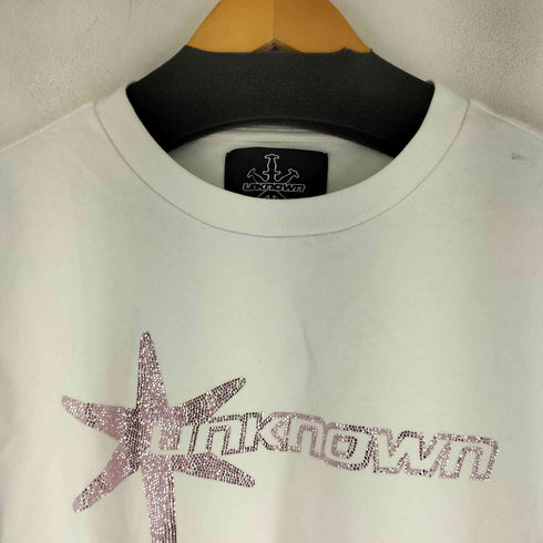 アンノウンロンドン UNKNOWN LONDON ラメロゴ S/S Tシャツ メンズ JPN:L