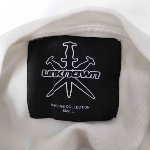 アンノウンロンドン UNKNOWN LONDON ラメロゴ S/S Tシャツ メンズ JPN:L