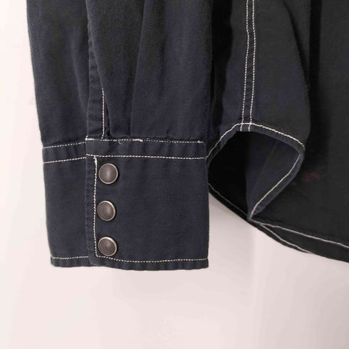 ポロバイラルフローレン Polo by RALPH LAUREN L/S ステッチウエスタンシャツ メンズ import:XL
