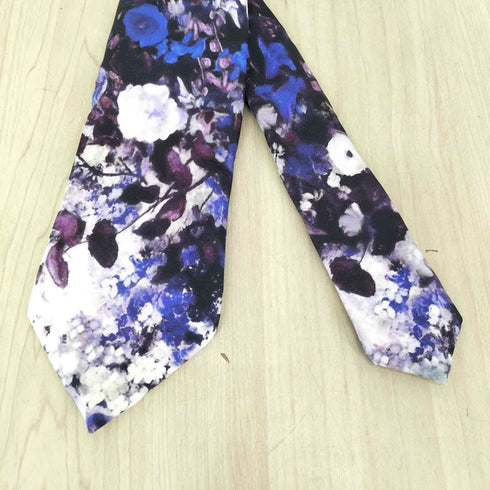 ヴィヴィアンウエストウッド Vivienne Westwood MADE IN ITALY 花柄転写プリントシルクネクタイ メンズ
