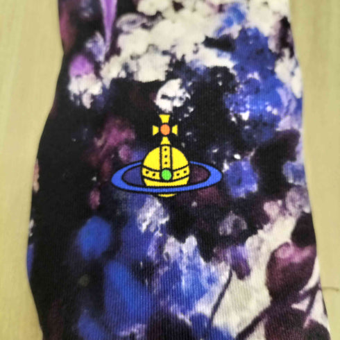 ヴィヴィアンウエストウッド Vivienne Westwood MADE IN ITALY 花柄転写プリントシルクネクタイ メンズ