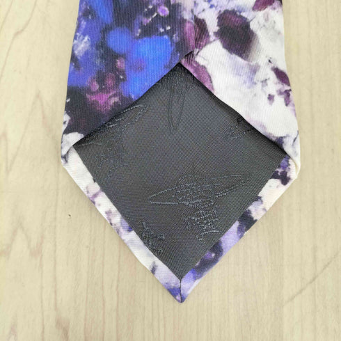 ヴィヴィアンウエストウッド Vivienne Westwood MADE IN ITALY 花柄転写プリントシルクネクタイ メンズ