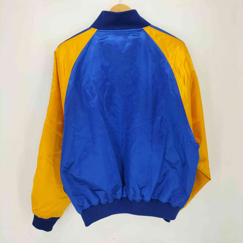 アディダス adidas 80S デサント製トレフォイルロゴ ラグラン 2トーン ナイロンスタジャン メンズ M-L
