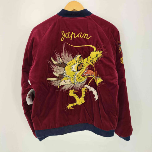 テイラートウヨウ TAILOR TOYO テーラー東洋 SOUVENIR JACKET 別珍×サテンキルト DRAGON×JAPAN MAP リバーシブルスカジャン メンズ JPN:M