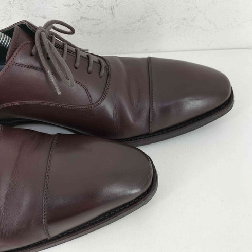 Perfetto MADE IN JAPAN ストレートチップ 内羽根 レザーシューズ ボルドー メンズ 8