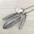 HOZHO フェザーネックレス メンズ ONE SIZE