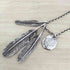 HOZHO フェザーネックレス メンズ ONE SIZE