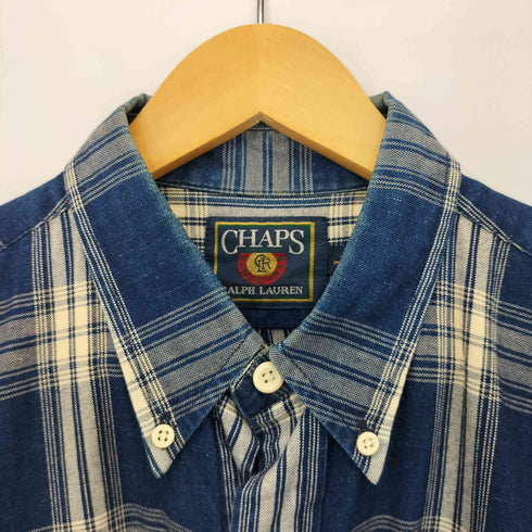 チャップスラルフローレン CHAPS RALPH LAUREN 80S BD チェック L/S シャツ メンズ JPN:L