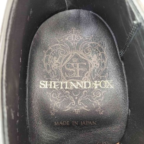 SHETLANDFOX MADE IN JAPAN 内羽根 ストレートチップ レザーシューズ VIBRAM メンズ 7 1/2