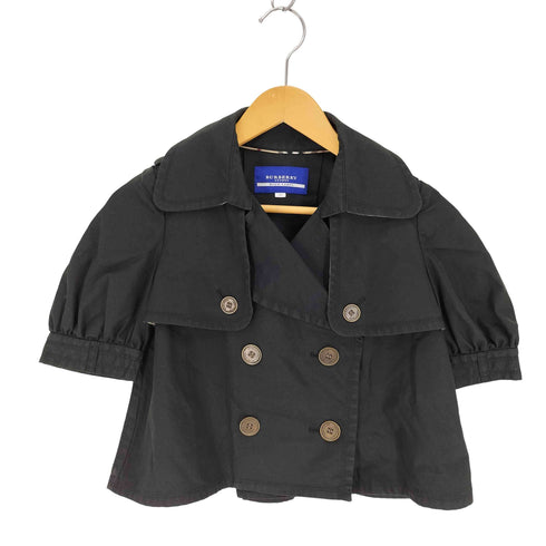 バーバリーブルーレーベル BURBERRY BLUE LABEL ガンフラップ ショート トレンチ コート S/S ジャケット トップス レディース EUR:38