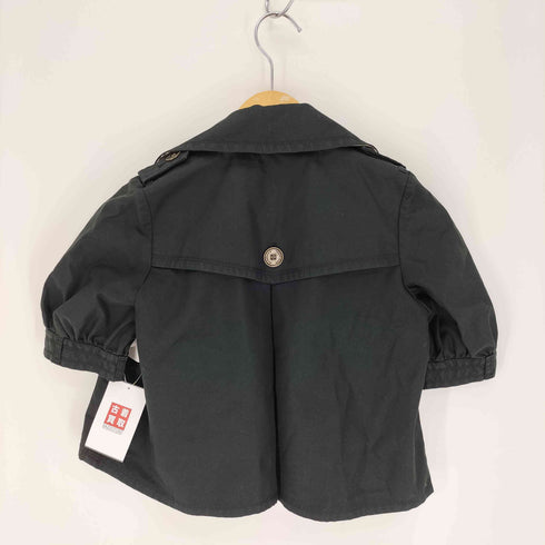 バーバリーブルーレーベル BURBERRY BLUE LABEL ガンフラップ ショート トレンチ コート S/S ジャケット トップス レディース EUR:38