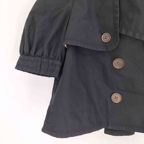 バーバリーブルーレーベル BURBERRY BLUE LABEL ガンフラップ ショート トレンチ コート S/S ジャケット トップス レディース EUR:38