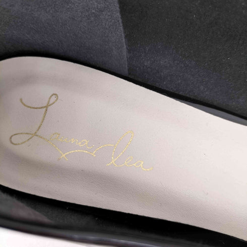 ラウナレア Launa lea ボタンストラップヒールパンプス レディース JPN:23.5