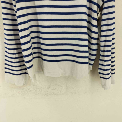 ポロバイラルフローレン Polo by RALPH LAUREN 90-00s リメイク 裾ステンシル バスクシャツ マチ付き メンズ import:XL