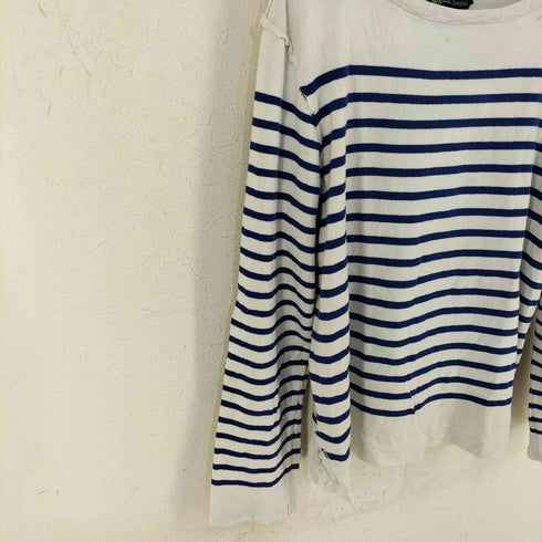 ポロバイラルフローレン Polo by RALPH LAUREN 90-00s リメイク 裾ステンシル バスクシャツ マチ付き メンズ import:XL