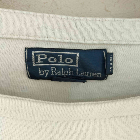 ポロバイラルフローレン Polo by RALPH LAUREN 90-00s リメイク 裾ステンシル バスクシャツ マチ付き メンズ import:XL