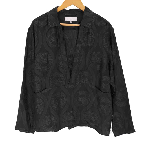 サスクワァッチファブリックス SASQUATCHfabrix. ORIENTAL DRAGON SKIPPER SHIRT メンズ JPN:M