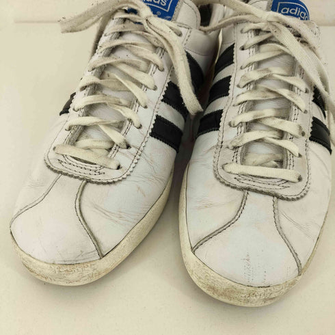 アディダス adidas GAZELLE VINTAGE - WHITE/BLACK/GOLD メンズ JPN:25