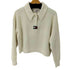 トミージーンズ tommy jeans CROP BOXY FIT POLO SWEATER レディース import:S