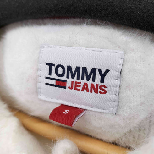 トミージーンズ tommy jeans CROP BOXY FIT POLO SWEATER レディース import:S
