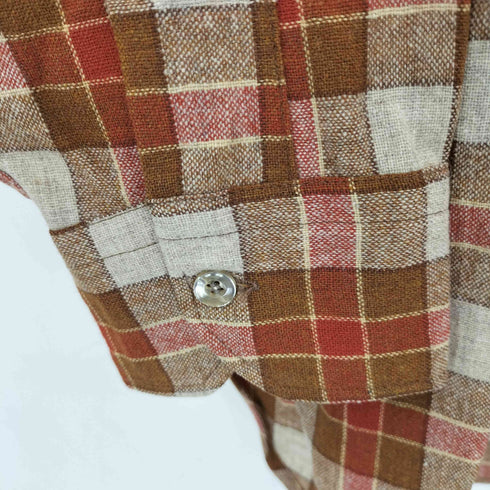 ペンドルトン PENDLETON 70S USA製 チェックボードシャツ メンズ JPN:M