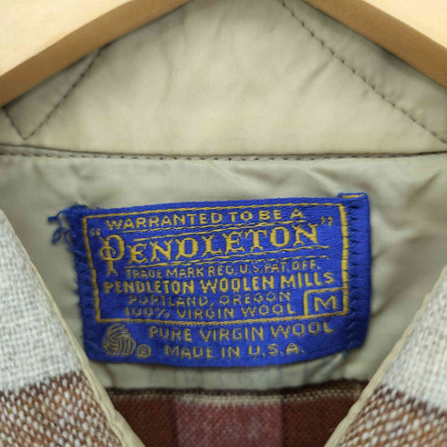 ペンドルトン PENDLETON 70S USA製 チェックボードシャツ メンズ JPN:M
