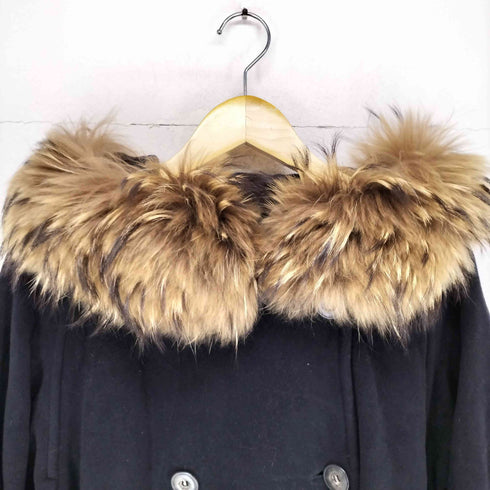 ウィークエンドマックスマーラ Weekend Max Mara MADE IN ITALY 襟ファーピーコート レディース 44