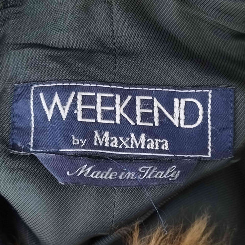 ウィークエンドマックスマーラ Weekend Max Mara MADE IN ITALY 襟ファーピーコート レディース 44