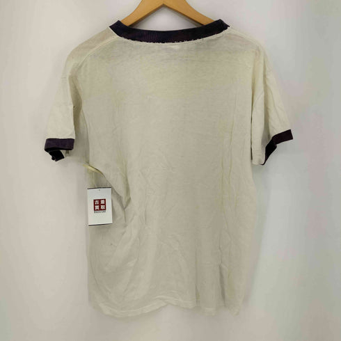 カレッジパシフィック Collegiate Pacific 80S USA製 UCLAプリント リンガーTシャツ メンズ import:L