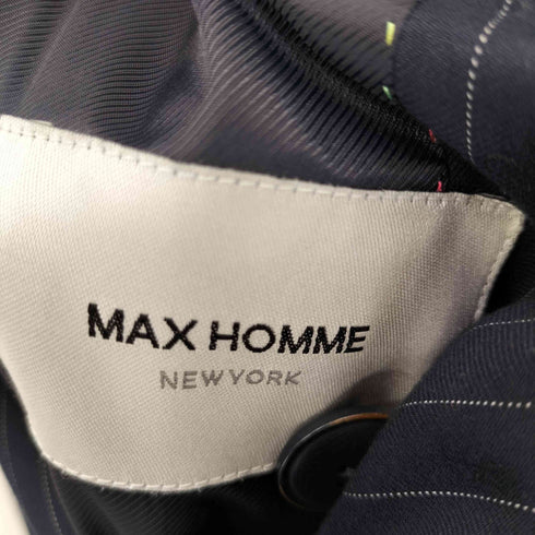 MAX HOMME ストライプ ダブルテーラードジャケット メンズ 48/M
