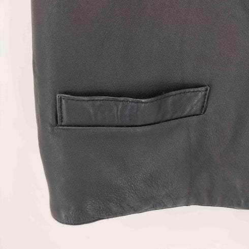U.B シープレザー切替 ニットベスト メンズ import:M