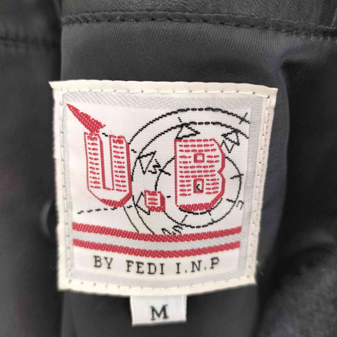U.B シープレザー切替 ニットベスト メンズ import:M