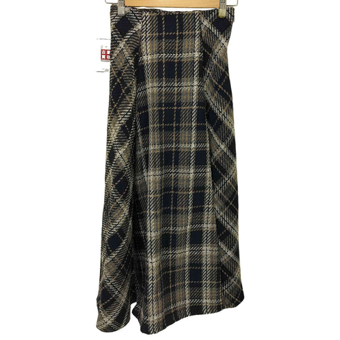 グレイル GRL ツイードチェックフレアロングスカート レディース JPN:L