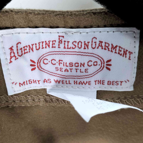 フィルソンガーメント FILSON GARMENT モールスキンベスト メンズ US:38