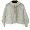 meimeij MADE IN ITALY クロップドフーデッドジャケット レディース