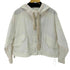 meimeij MADE IN ITALY クロップドフーデッドジャケット レディース