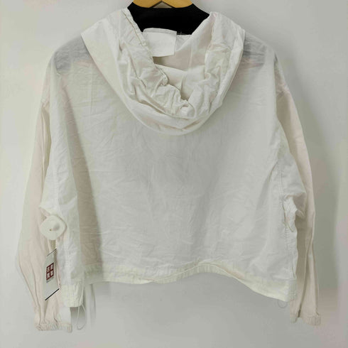 meimeij MADE IN ITALY クロップドフーデッドジャケット レディース