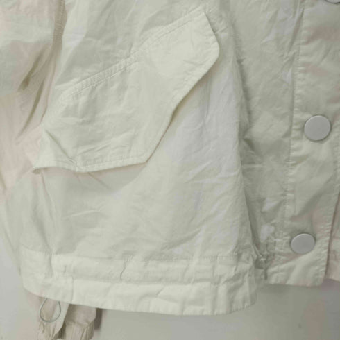 meimeij MADE IN ITALY クロップドフーデッドジャケット レディース