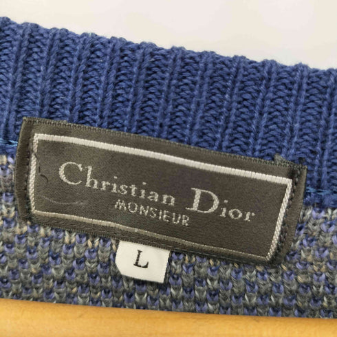 クリスチャンディオール Christian Dior 総柄プルオーバーニット メンズ import:L