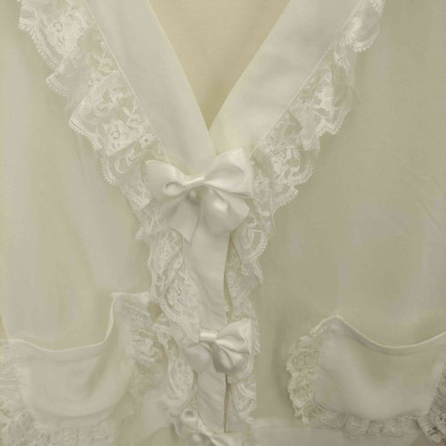 シークレットハニーバイハニーバンチ Secret Honey by Honey Bunch レースフリルシアーカーディガン レディース JPN:2