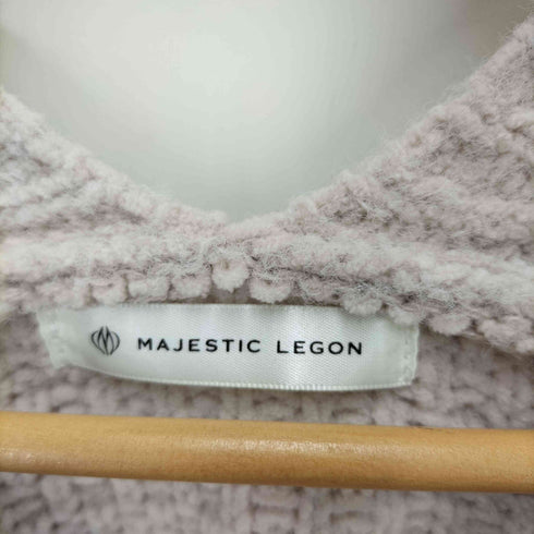 マジェスティックレゴン MAJESTIC LEGON ハートマシュマロモールカーディガン レディース JPN:M