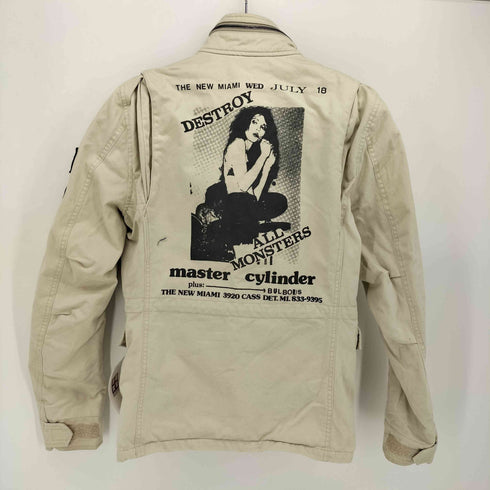ヒステリックグラマー HYSTERIC GLAMOUR DESTROY ALL MONSTERS M-65型 フィールドジャケット レディース JPN:S