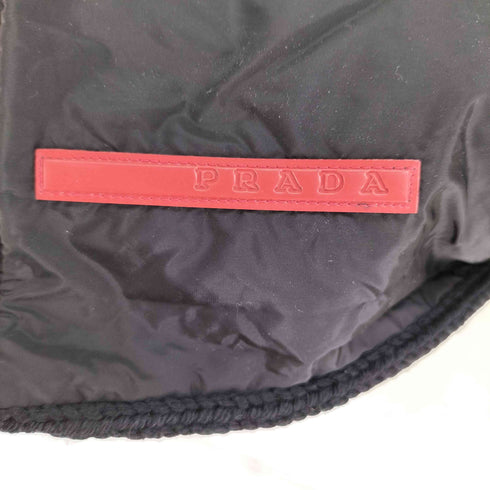 プラダ PRADA イタリア製 SPORT ウール ナイロン マフラー メンズ