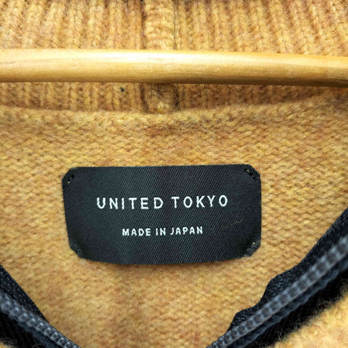 ユナイテッドトウキョウ UNITED TOKYO レイヤード ハーフジップ ニット メンズ FREE