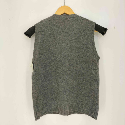 バーバリーブルーレーベル BURBERRY BLUE LABEL ワンポイント ウールベスト レディース import:M