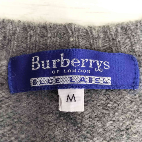 バーバリーブルーレーベル BURBERRY BLUE LABEL ワンポイント ウールベスト レディース import:M