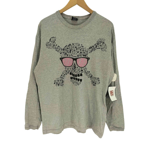 ステューシー Stussy ボーンスカル サングラス ロゴ L/S Tシャツ メンズ import:L