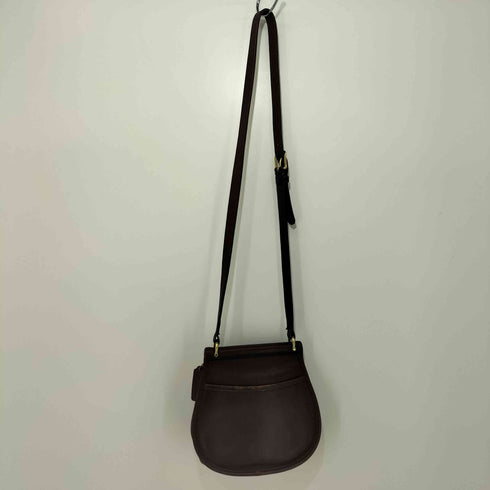 コーチ COACH OLD 80S USA製 ターンロック レザーショルダーバッグ レディース