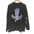 ステューシー Stussy 00S 黒タグ スカルウィング ナンバーワン 両面 プリント L/S Tシャツ メンズ import:XL