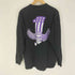 ステューシー Stussy 00S 黒タグ スカルウィング ナンバーワン 両面 プリント L/S Tシャツ メンズ import:XL